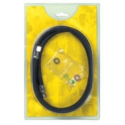 Comair Black Nylon Shower Hose 3/8" 120cm