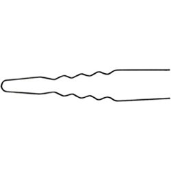 Comair Curling Needles Thin 65 x 0.55mm Black