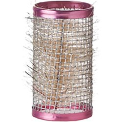 Comair 7000907 12 Wire Rollers with Bristles 63mm Red