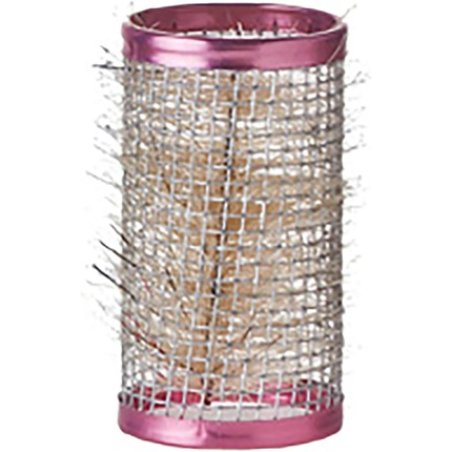 Comair 7000907 12 Wire Rollers with Bristles 63mm Red