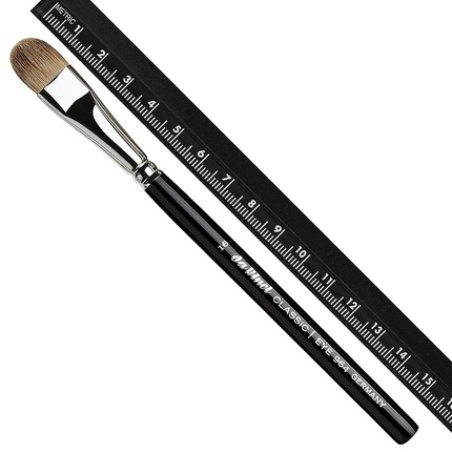 Cosmetics Series 964 Classic Eyeshadow Brush Russian Red Sable Size 16