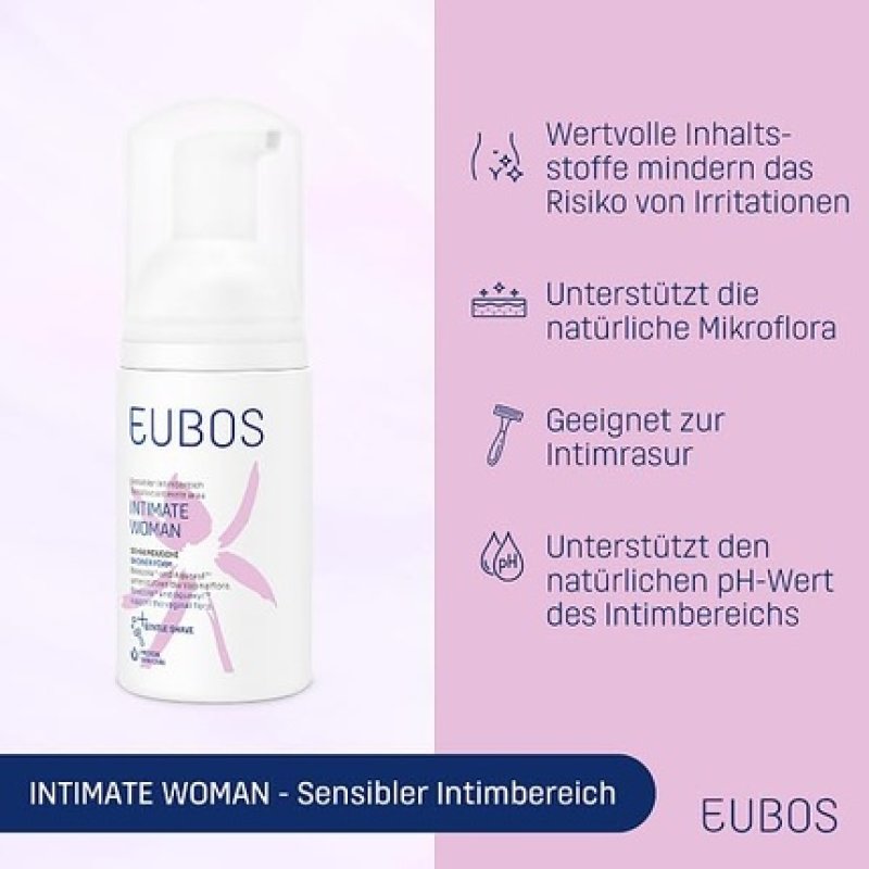 Eubos Intimate Woman Foam Shower 100ml