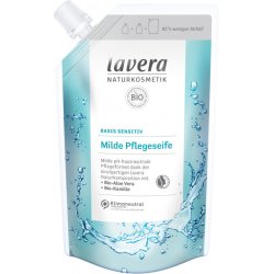 Lavera Refill Pouch Basis Sensitive Gentle Care Hand Wash Organic Aloe Vera Organic Chamomile Mild Cleansing Vegan