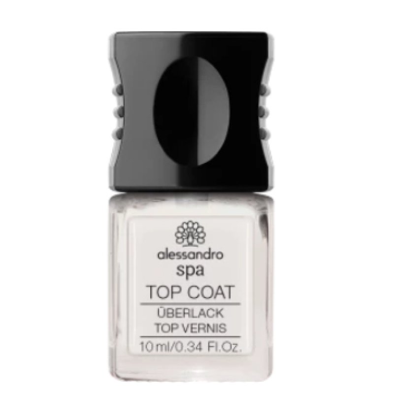 alessandro Coconut Oil Enriched vernis à ongles top coat 10 ml Transparent