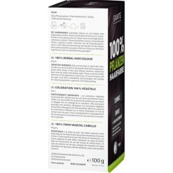 Sante Naturkosmetik 100% Plant Hair Color Powder 05 Black Vegan Hair