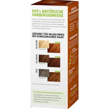 Sante Naturkosmetik 100% Plant Hair Color Powder 07 Mahogany Red Vegan Hair