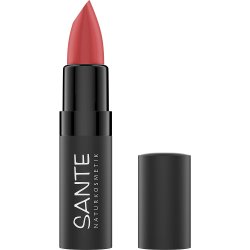 Sante Naturkosmetik Matte Lipstick 04 Pure Rosewood 4.5g with Organic Cocoa Butter