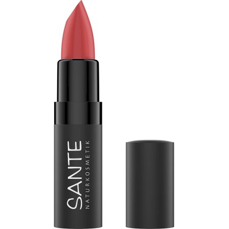 Sante Naturkosmetik Matte Lipstick 04 Pure Rosewood 4.5g with Organic Cocoa Butter