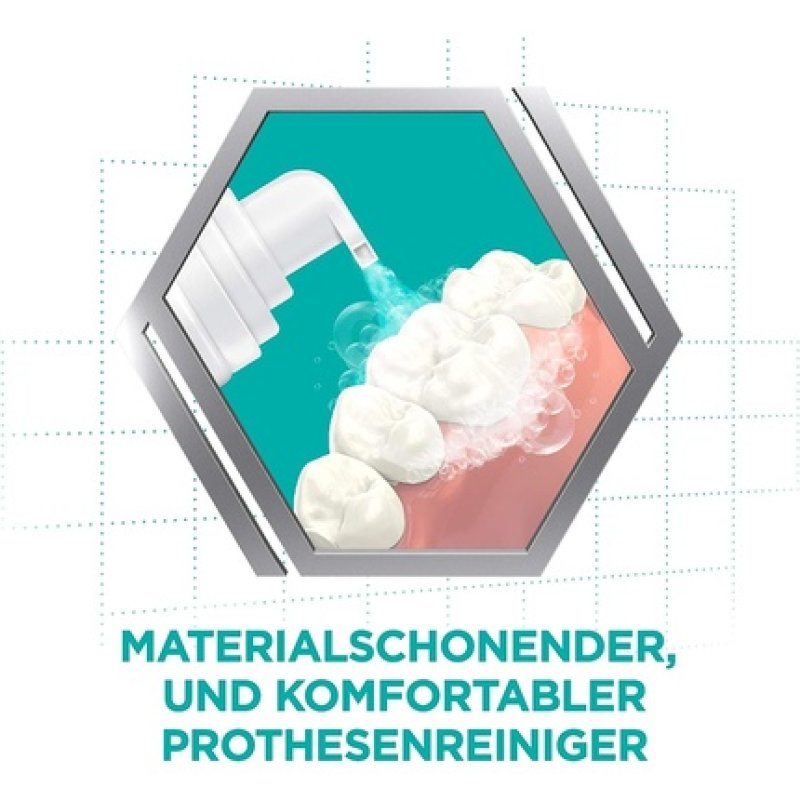 Corega Purfrisch Cleaning Foam for Removable Dentures/False Teeth 125ml