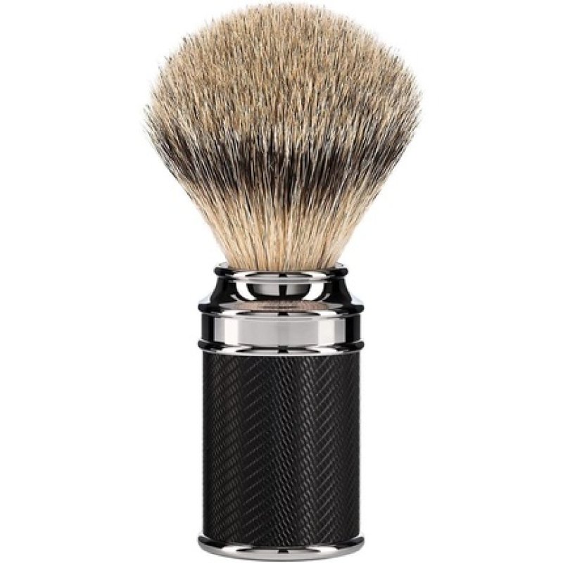 Muhle 3-Piece Traditional Silvertip Badger Shaving Set Black