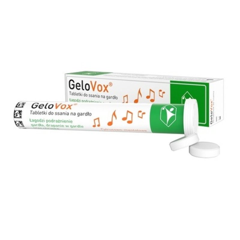 Gelovox Citrus-Menthol Lozenges - 20 Lozenges