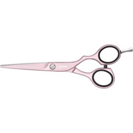 Jaguar White Line Pastel Plus Offset Hairdressing Scissors 5.5-Inch Length Rose