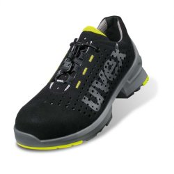 Uvex 1 S1 Work Shoes Safety Shoes for Men/Women 43 EU Black Lime