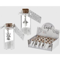 Cepewa Angel In Wish Glass, Assorted 4 Pieces, 5 Cm, With Christmas Pendant