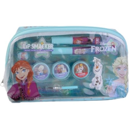 Lip Smacker Frozen Essential Makeup Bag Colorful Frozen-Inspired Makeup Giftset for Kids