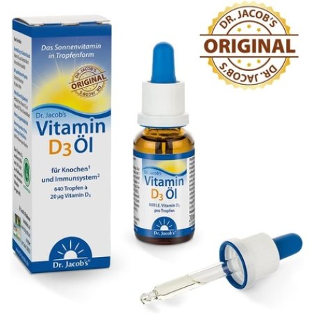 Dr Jacob's Vitamin D3 Oil Drops 800 IU