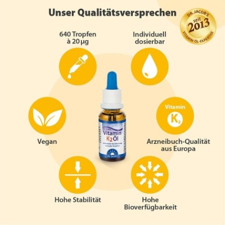 Dr. Jacob's Vitamin K2 Oil 20ml