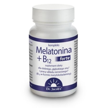 Dr. Jacob's Melatonin B12 Forte, 90 Tablets - Long Term