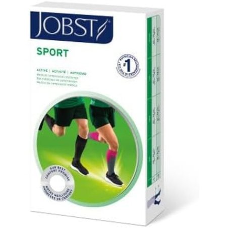 JOBST Sport Knee High 20-30 mmHg Compression Socks Pink Size L