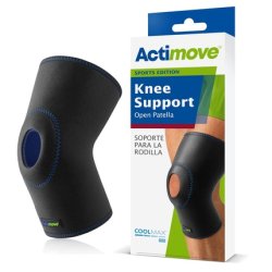 Actimove Sports Edition Knee Support Open Patella with Coolmax Air Technology