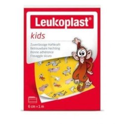 Leukoplast Kids Adhesive Bandage Roll - 6cm X 1m - 1 Piece