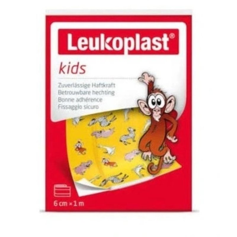 Leukoplast Kids Adhesive Bandage Roll - 6cm X 1m - 1 Piece
