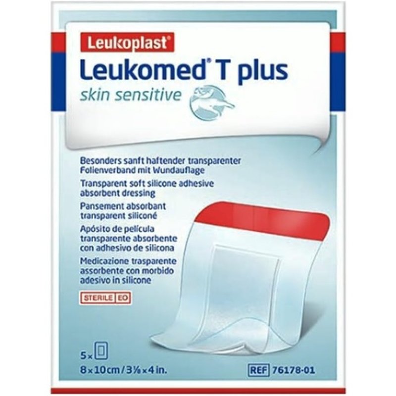 Leukoplast Leukomed T Plus Skin Sensitive Dressing 8 x 10 cm