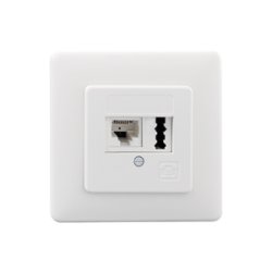 Rutenbeck 13311201 socket-outlet RJ-45 White