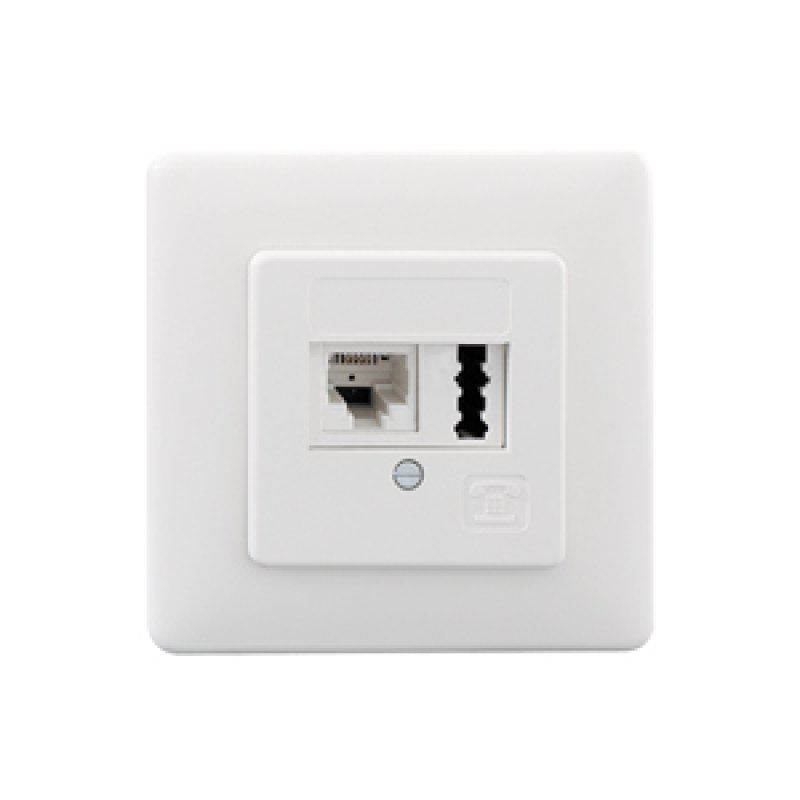 Rutenbeck 13311201 socket-outlet RJ-45 White