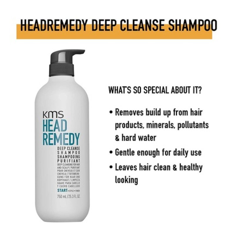 KMS California Headremedy Deep Cleanse Shampoo 750ml