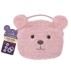 Set of Hair Elastics Pink Teddy