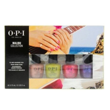 OPI Malibu Summer Mini Set Nail Paint 2021 Nail Polish - Pack of 4