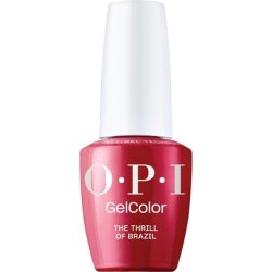 OPI GelColor Opaque Dark Red Creme UV Cure Gel Nail Polish