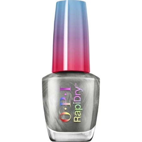 OPI Rapidry Nail Polish A Silver Of A Sec Metallic Silver Vegan