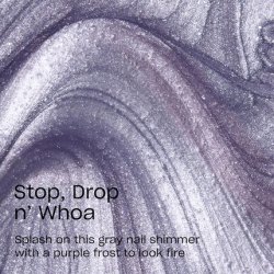 OPI Rapidry Quick Lacquer Stop Drop N' Whoa Nail Polish Grey Vegan Smudge-Proof