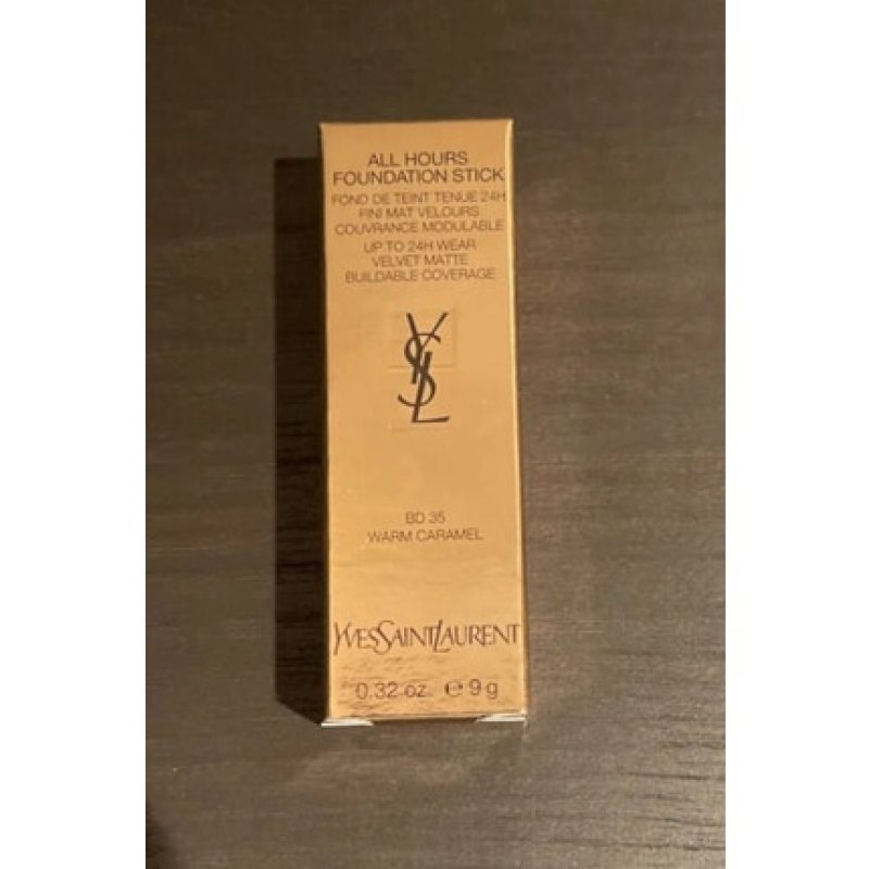 Yves Saint Laurent All Hours Foundation Stick BD35 Warm Caramel - Brand New in Original Packaging Authentic