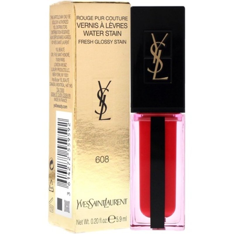 Yves Saint Laurent Vernis A Levres Water Stain Lipstick 608 Flot De Fuchsia