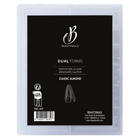 Beautynails Bna Tips Dual Forms Classic Almond