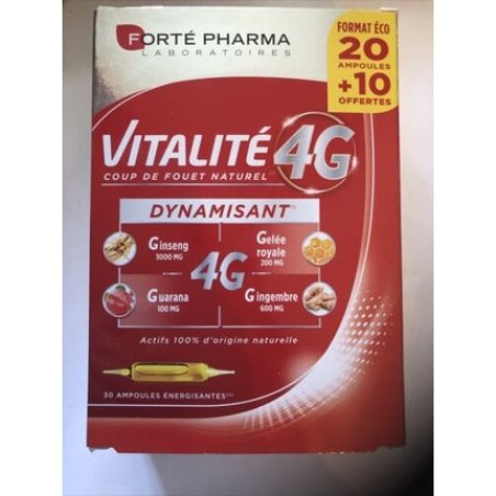 Forté Pharma Vitalité 4G 30 Bulbs