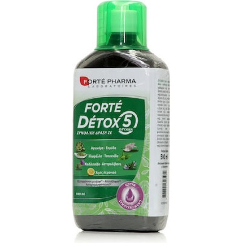 Forte Pharma Forte Detox 5 Dietary Supplement For Detoxification 500ml