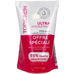 Topicrem Ultra Moisturizing Hand Cream 50ml - Pack of 2