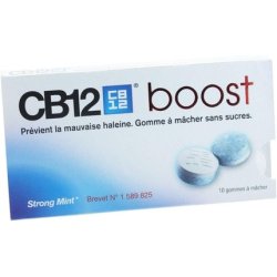 Cb12 Boost Strong Mint Chewing Gum 10 Pieces