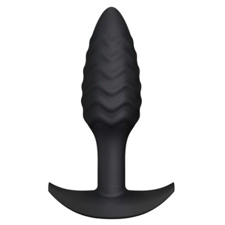 Marc Dorcel Wavy Plug Silicone Anal Plug - Black