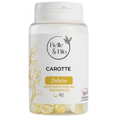 Belle & Bio Carrot Dietary Supplement with Carrot Oil 90 Capsules
