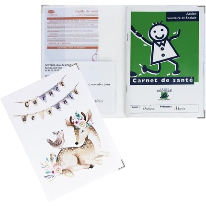 Color Pop Children's Health Book 22x16cm Made in France White Bambi