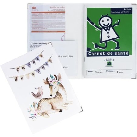 Color Pop Children's Health Book 22x16cm Made in France White Bambi