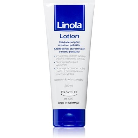 Linola Lotion emollient and nourishing moisturizing lotion for dry and sensitive skin - 200 ml