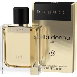 Bugatti Bella Donna Women's Perfume Gold EDP 60ml Floral Fruity for All Ages and Occasions Bergamot Jasmine Vanilla
