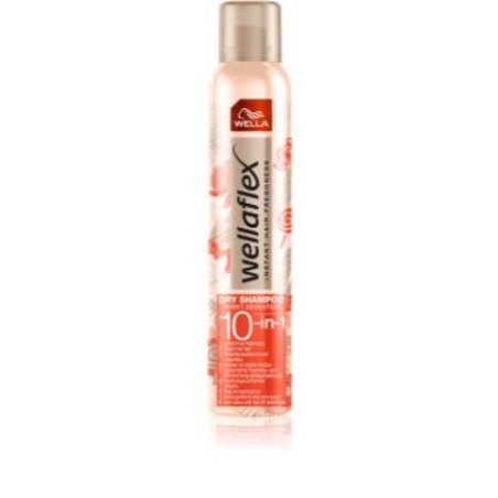 Wella Flex 10-In-1 Dry Shampoo Spray Sweet Sin - 180 Ml With Natural Tapioca Starch For Refreshed Hair