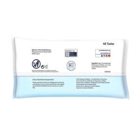 Bübchen Aqua Touch Moisturizing Wipes 144 Pieces - Pack of 3